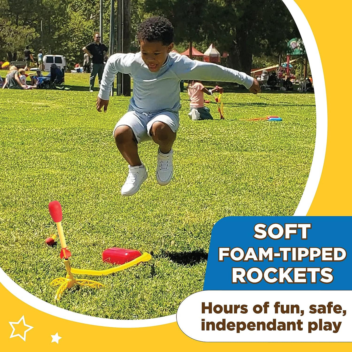 Stomp Rockets Kids Stomp Rocket® The Original Ultra Rocket Launcher- 6 Rockets!