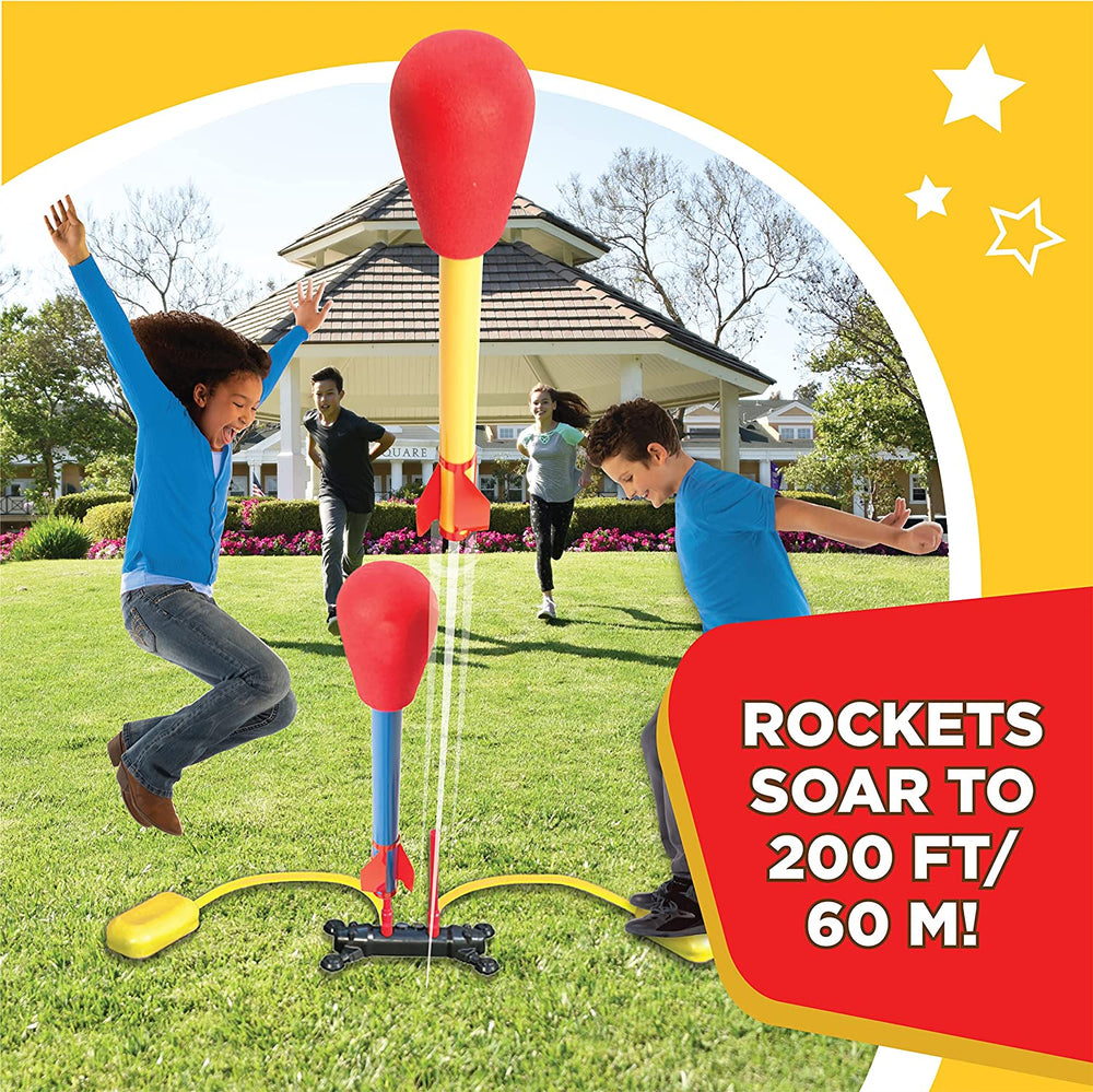 Stomp Rocket Stomp & Pass Toy Football Set