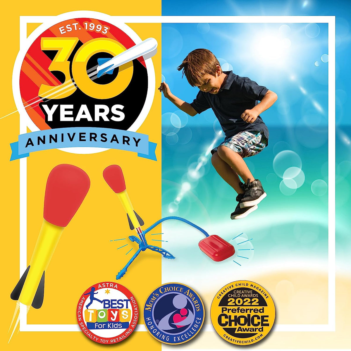 Stpm Rockets Stomp Rocket® The Original Ultra Rocket Launcher- 6 Rockets!