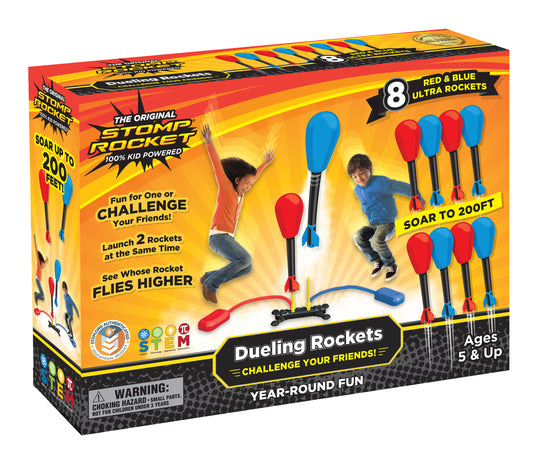 Stomp Rocket® Dueling Rockets - with 8 Rockets!