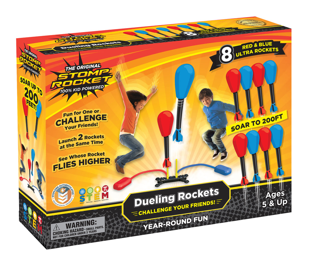 Stomp Rocket® Dueling Rockets - with 8 Rockets!