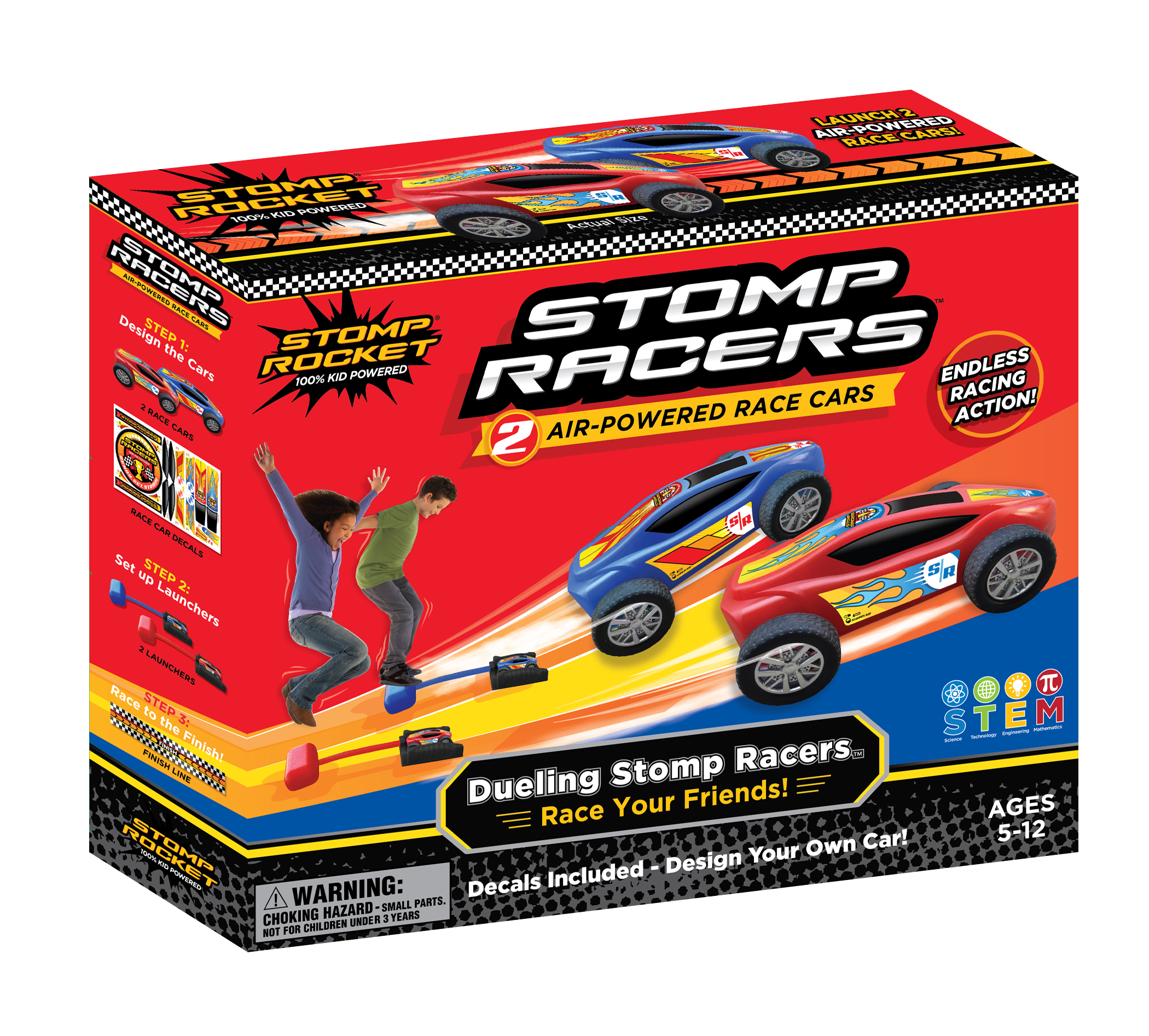 Stomp Rocket® Dueling Stomp Racers™