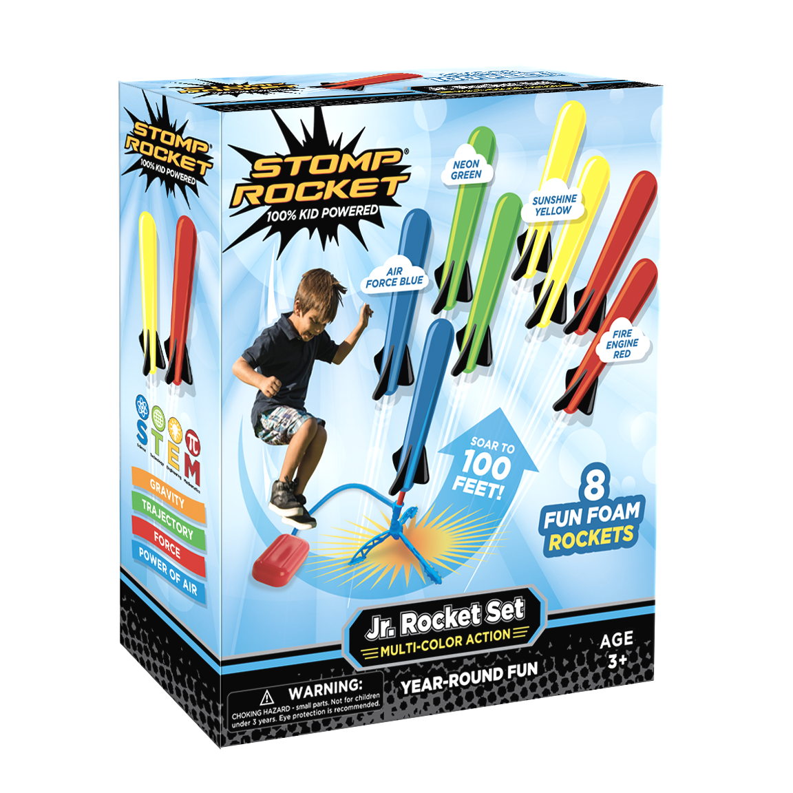 Stomp Rocket® Jr. Rockets with 8 rockets