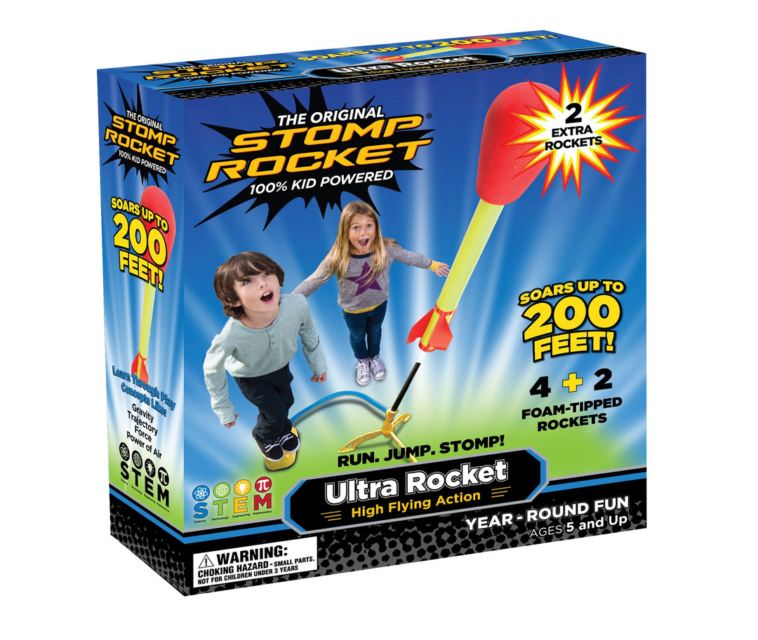 Stomp Rocket® The Original Ultra Rocket Launcher- 6 Rockets!