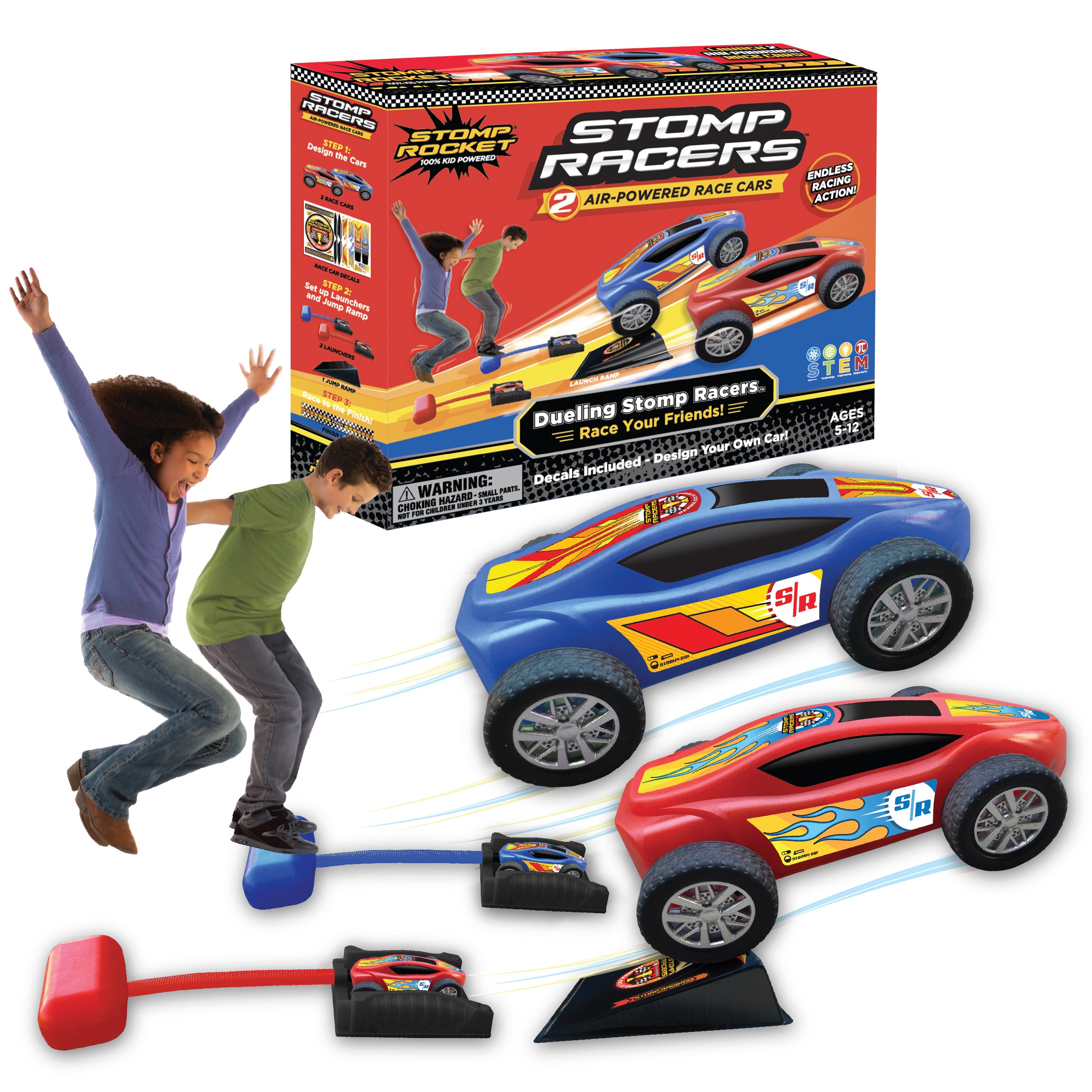 Stomp Rocket® Dueling Stomp Racers™