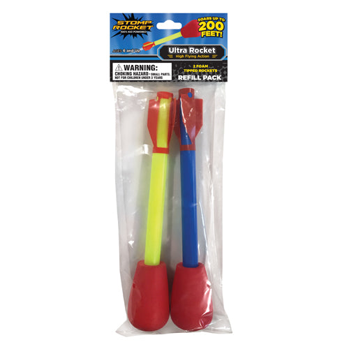 The original Stomp Rocket, ultra stomp rocket refill, extra ultra rockets, stomprocket, kids toys, nerf toys